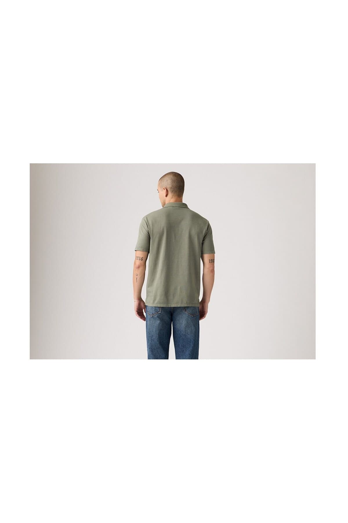 پولوشرت لیوایز مردانه پاموک خاکی Menswear راسته Regular/رگولار Straight/استریج کژوال/روزمره | Levi’s 005FM-0005 TR