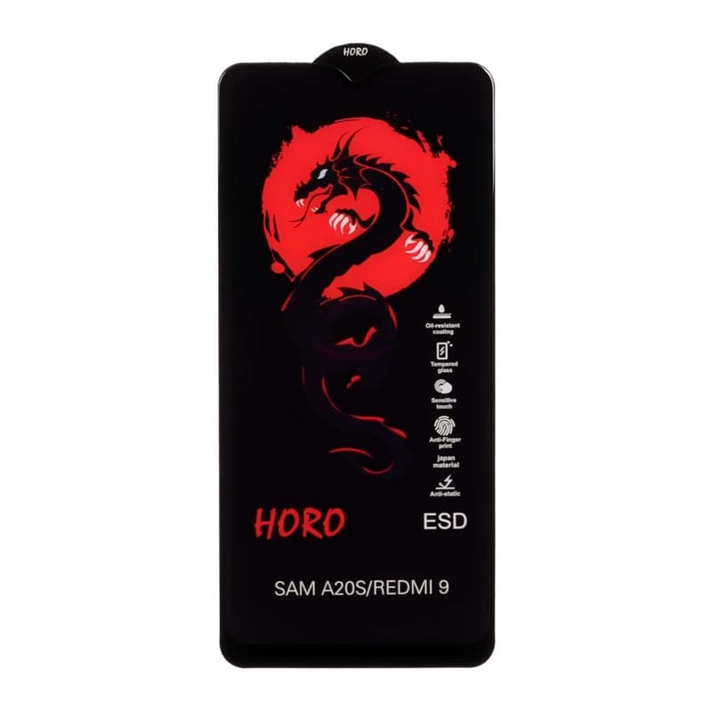 گلس گوشی شیشه ای Red Horo آنتی استاتیک Full Cover Anti Static ESD اورجینال برای Galaxy A20S / Redmi 9A / Redmi 9AT / Redmi 9A Sport / Redmi 9C / Redmi 10A / Poco C3 / Poco C31 کد 168160