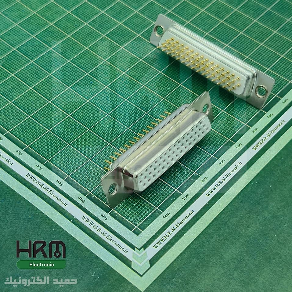 کانکتور DB44 مادگی روبردی صاف صنعتی 44 پین