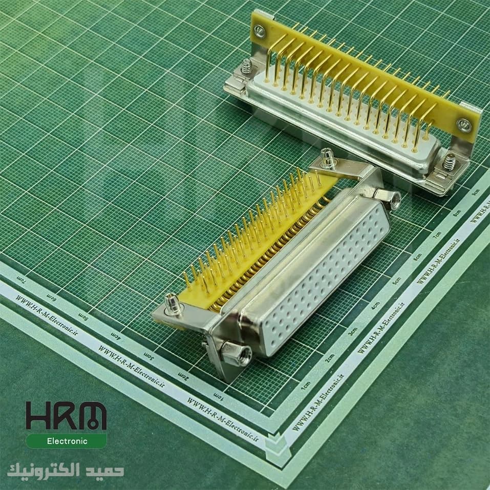 کانکتور DB50 مادگی رایت روبردی صنعتی 50 پین