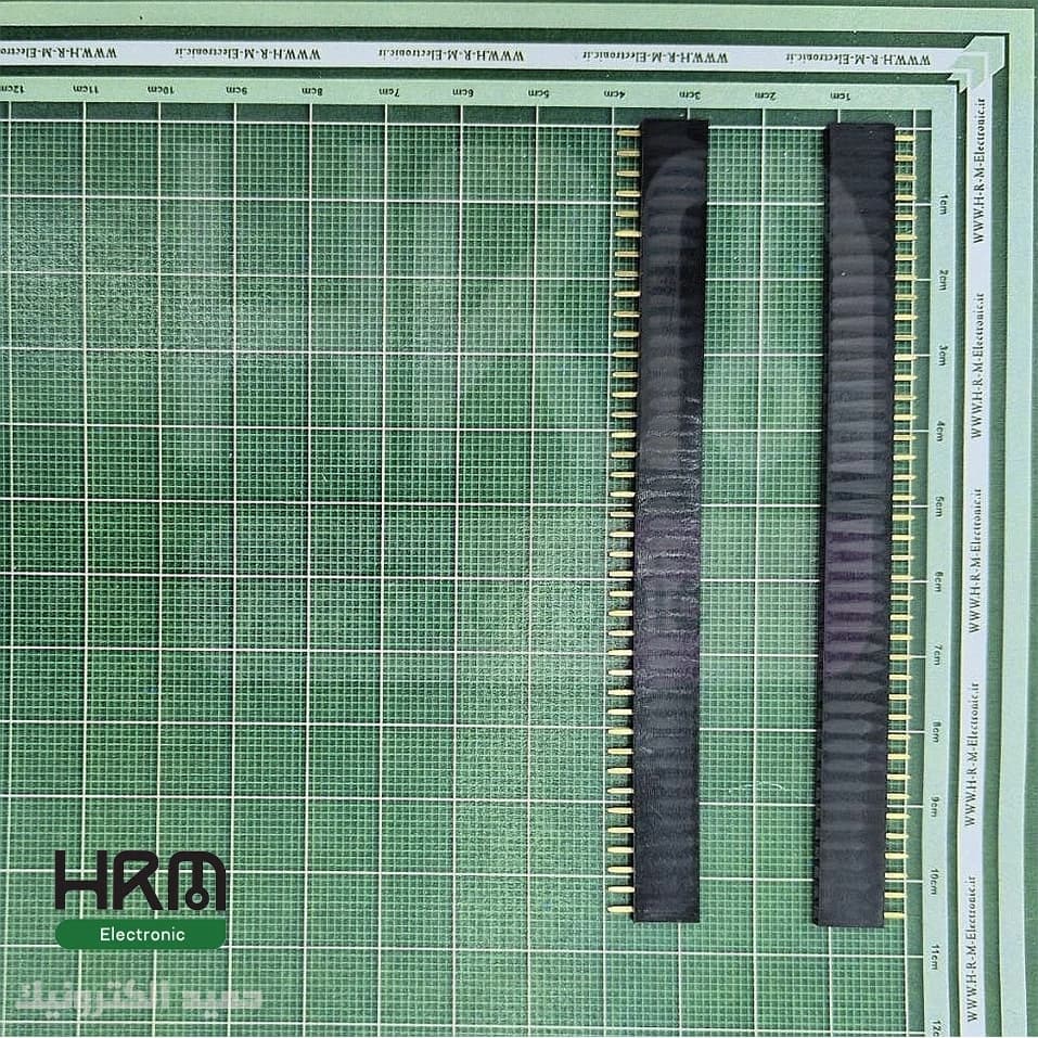 پین‌هدر مادگی 40*1 صاف (2.54mm)