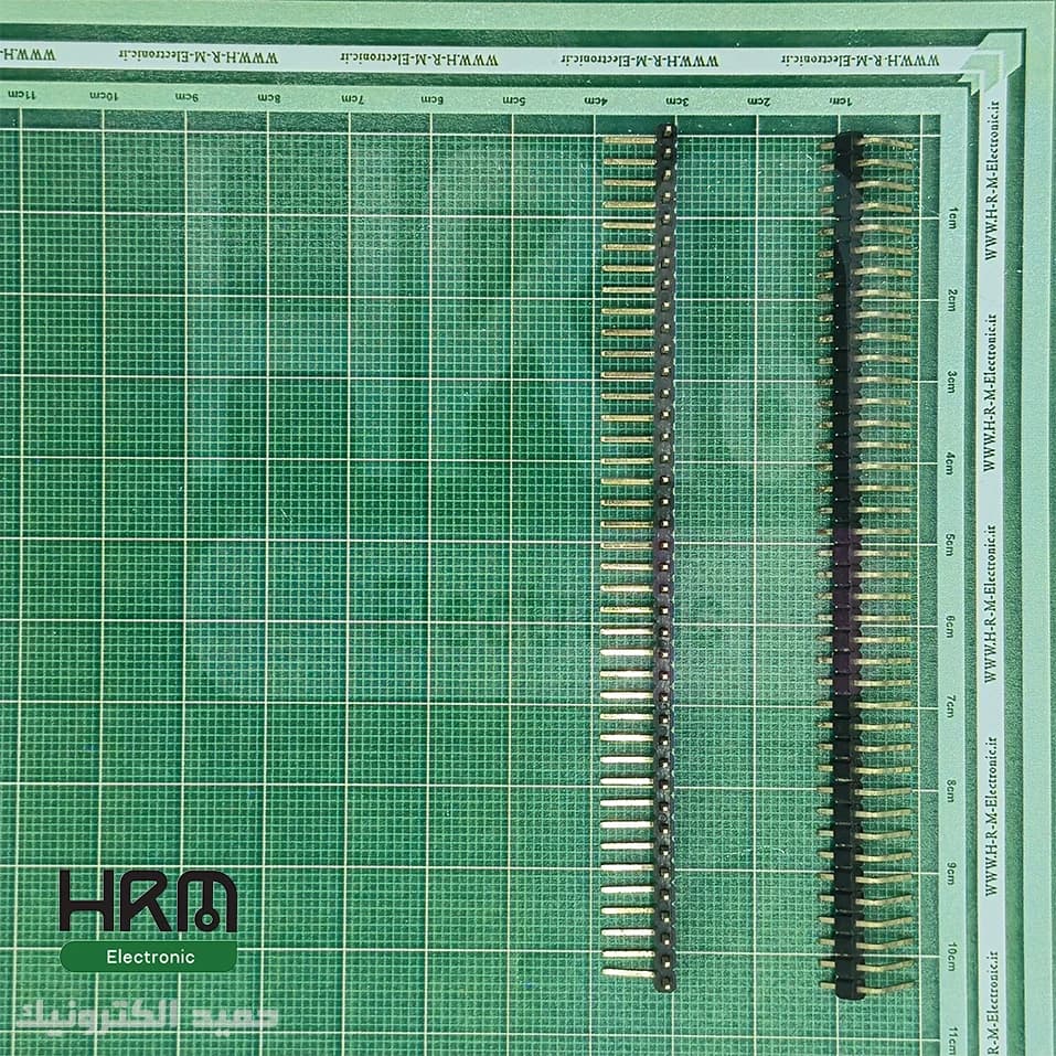 پین‌هدر نری 40*1 رایت انگل خاص (2.54mm)