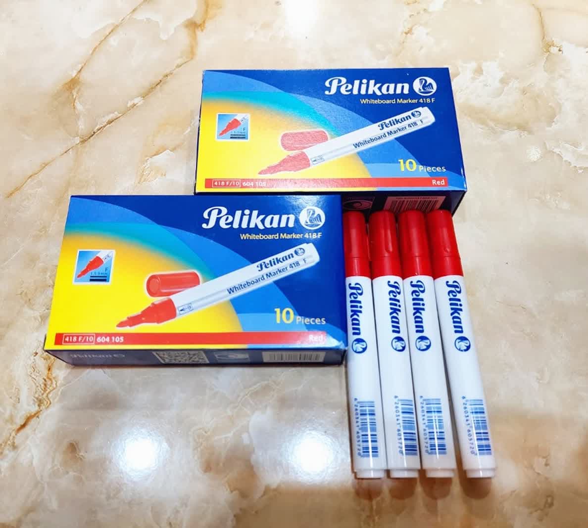 ماژیک وایت برد پلیکان رنگ قرمز سرگرد – کد 4414