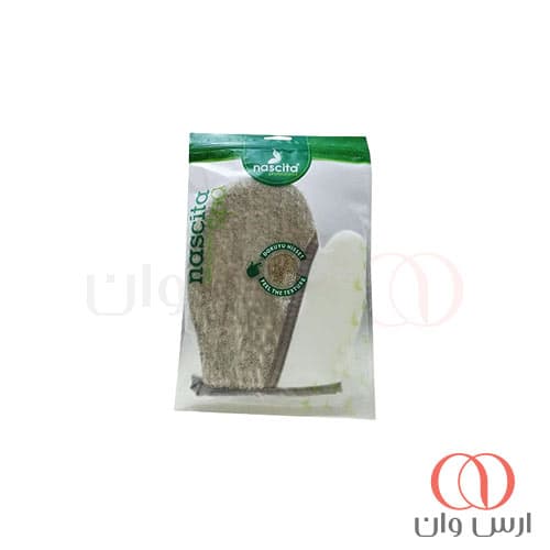 لیف حمام نخی گیاهی ناسکیتا Nascita مدل دستکشی