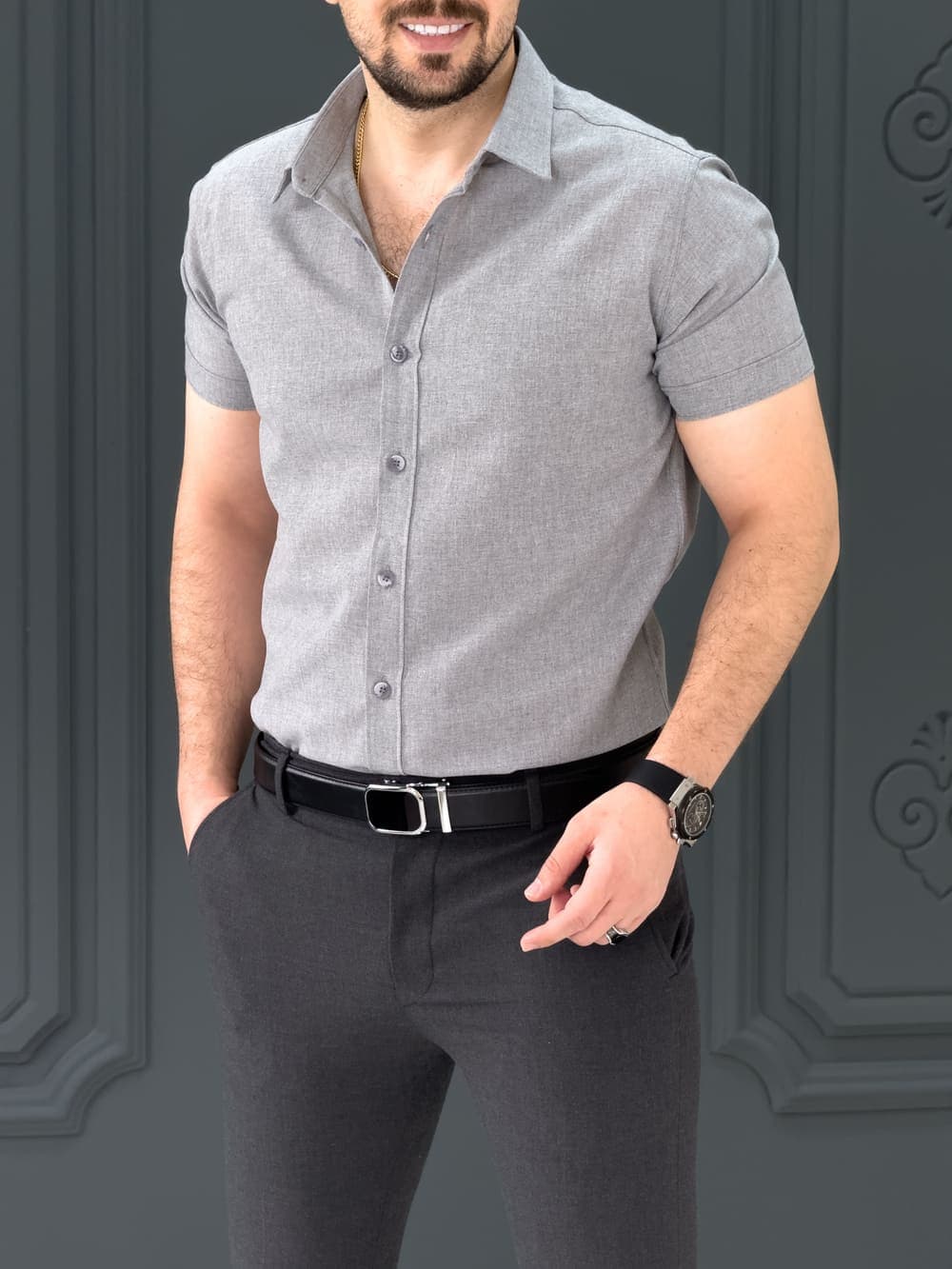 پیراهن 031619 VICO طوسی