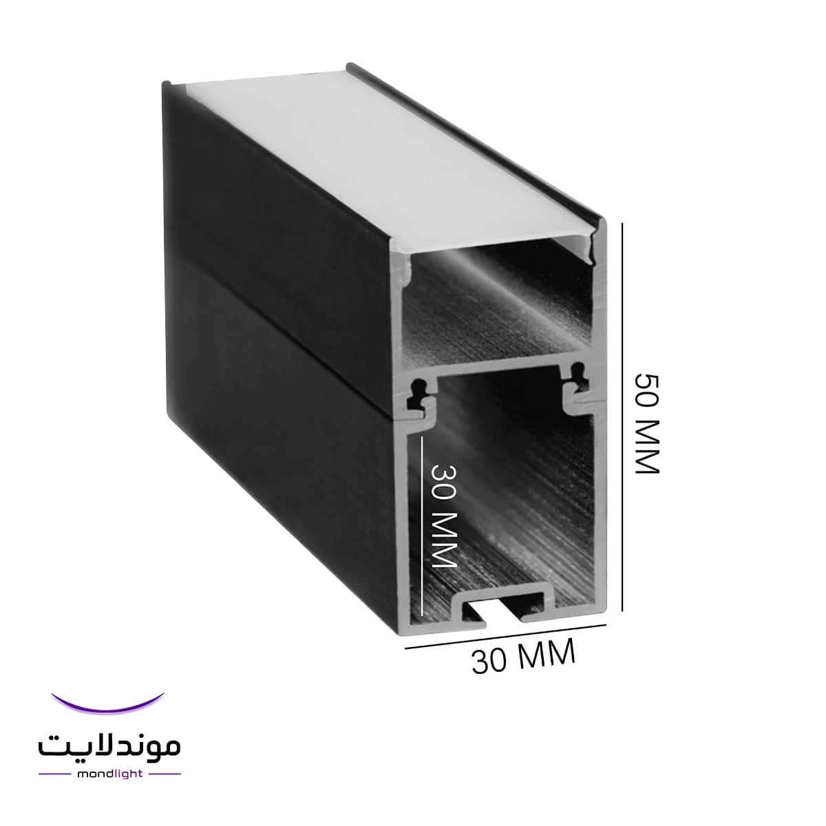 لاین نوری آویز کد ML28 | عرض ۳ سانتی‌متر | دوطرفه | آویز