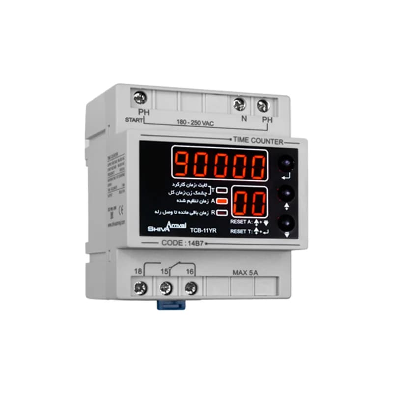 ساعت کار دیجیتال شیوا امواج مدل TCB-11YR کد ۱۴B7