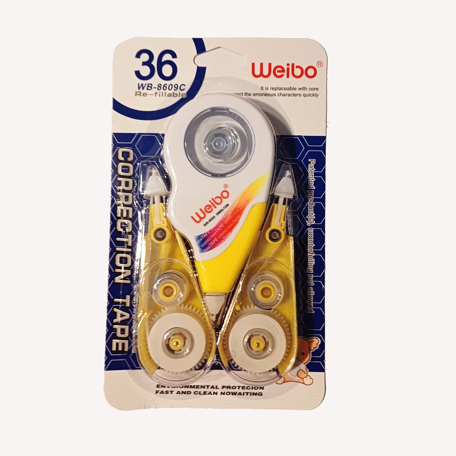 غلط گیر نواری ویبو مدل WB-8609c بسته 3 عددی — تصویر ۲