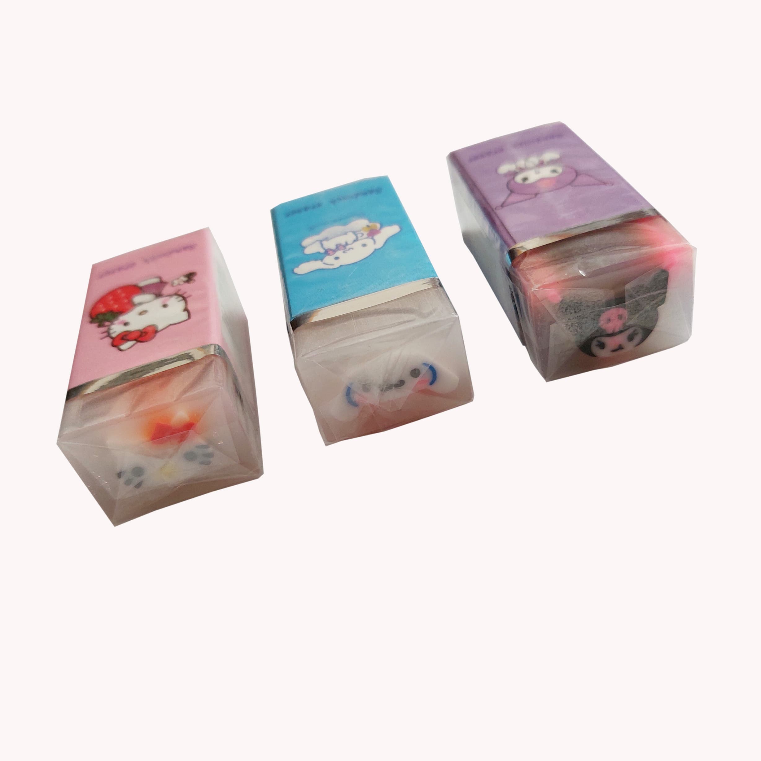 پاک کن مدل ژله ای مغزدار بسته 3 عددی