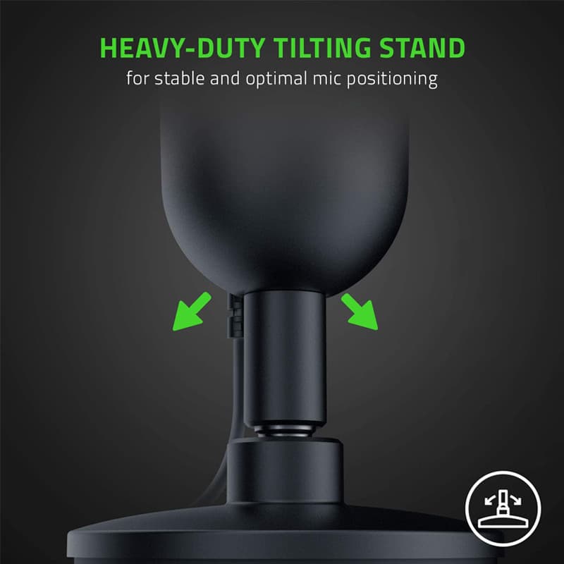 میکروفون استریم ریزر Razer Sterio Microphone Seiren Mini Black — تصویر ۴