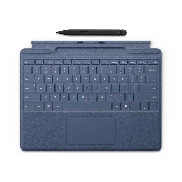 کیبورد signature کوپایلت همراه با قلم slim pen 2 مناسب برای سرفیس پرو 8 و 9 و 10 و 11 + (copilot key) — تصویر ۲