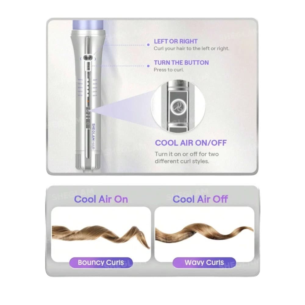 حالت دهنده مو شیگلم مدل Airflow Styler Pro-32mm — تصویر ۶