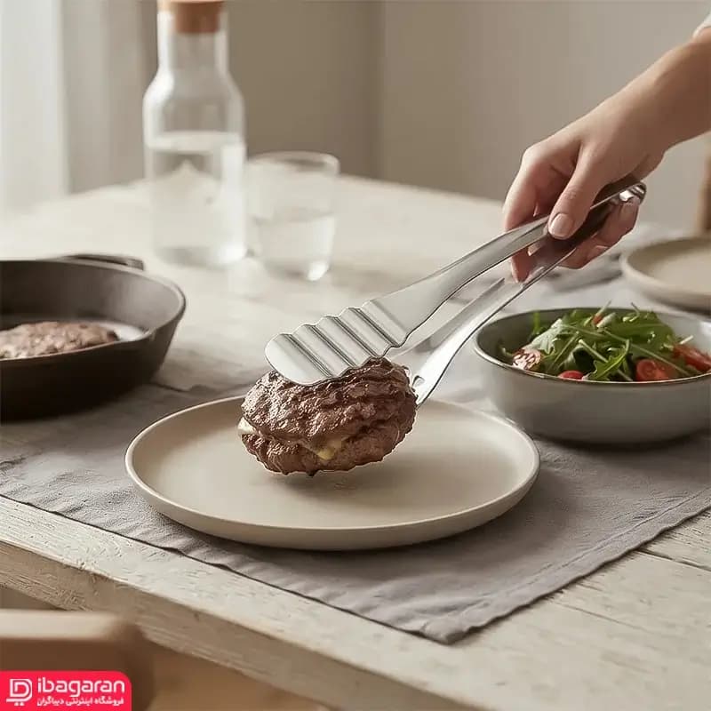 انبر آشپزی استیل مشبک ریما مدل 13205