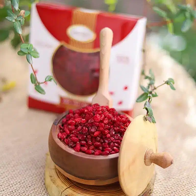 زرشک پفکی 200 گرم با بسته بندی پاکتی — تصویر ۳