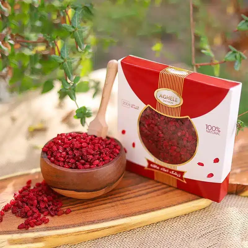 زرشک اناری 200 گرم با بسته بندی پاکتی — تصویر ۵