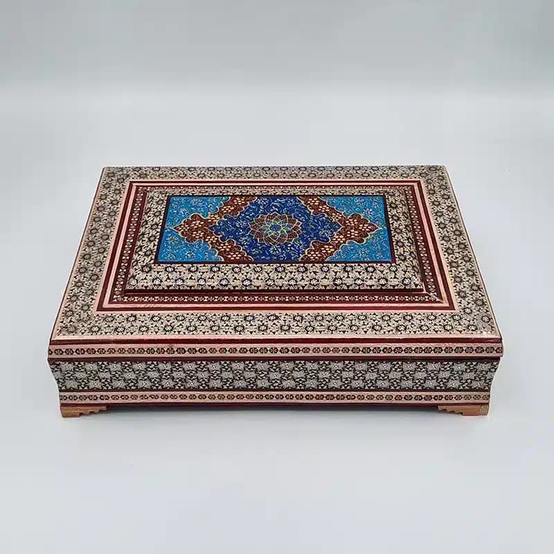 پک زعفران کادویی سوپرنگین 3 گرمی به همراه گل محمدی، هل، هاون و قوری (کد 316) — تصویر ۴
