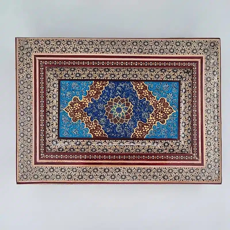 پک زعفران کادویی سوپرنگین 3 گرمی به همراه گل محمدی، هل، هاون و قوری (کد 316) — تصویر ۶