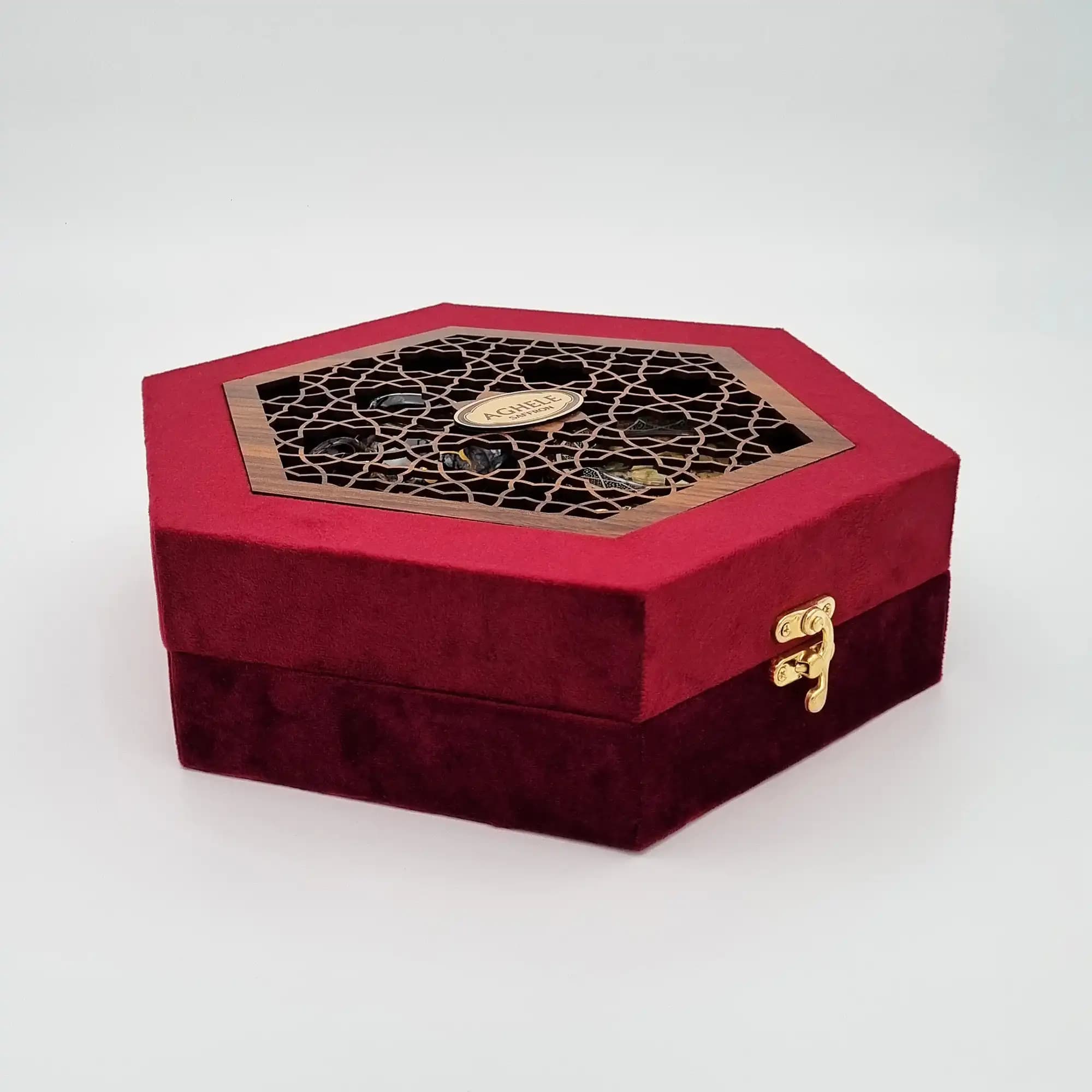 پک زعفران کادویی سوپرنگین 3 گرمی به همراه هل،هاون و قوری (کد 175) — تصویر ۳