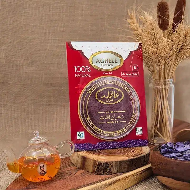زعفران نگین 5 گرمی در بسته بندی طلقی — تصویر ۳