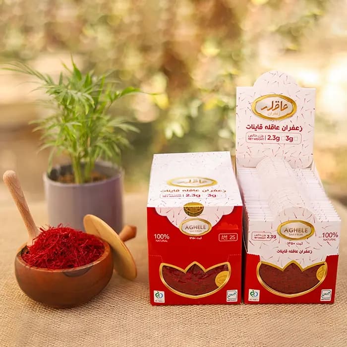 زعفران نگین 3 گرمی در بسته بندی پاکتی — تصویر ۷