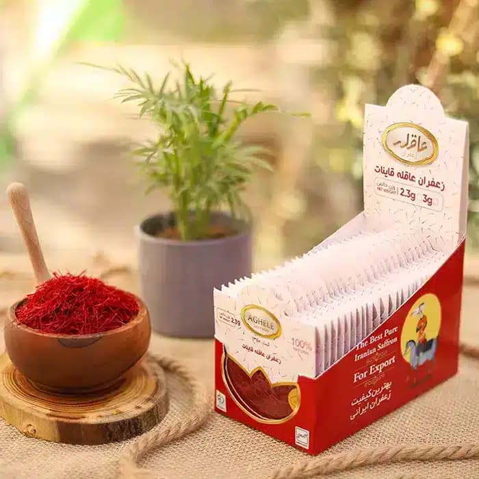 زعفران نگین 3 گرمی در بسته بندی پاکتی — تصویر ۸