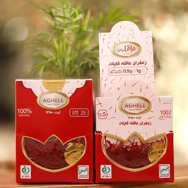 زعفران نگین 1 گرمی در بسته‌بندی پاکتی — تصویر ۵