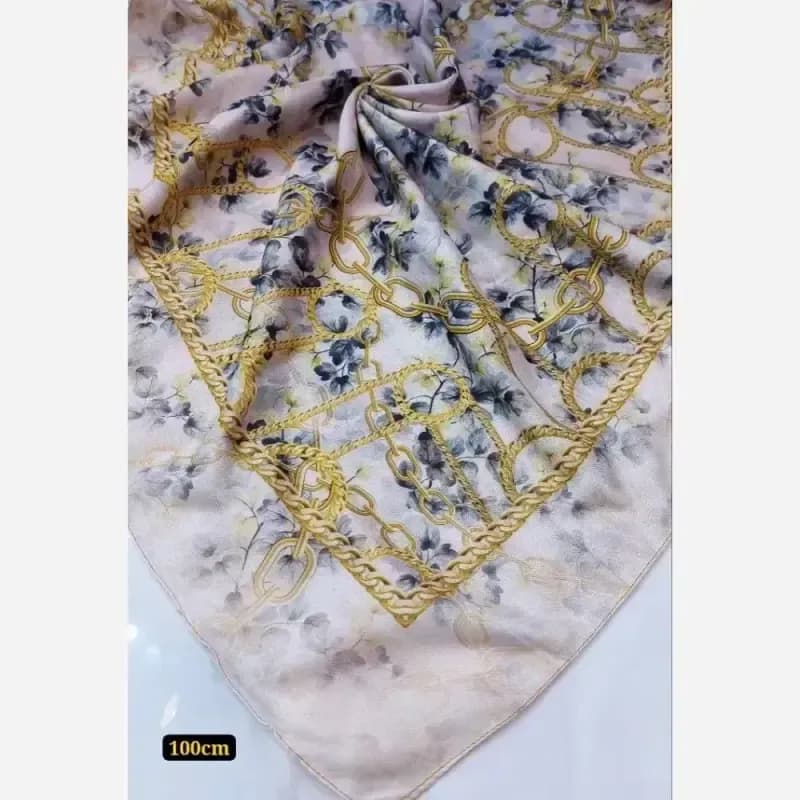 پک 6 عددی روسری زنانه نخی قواره یک متری رنگبندی متنوع