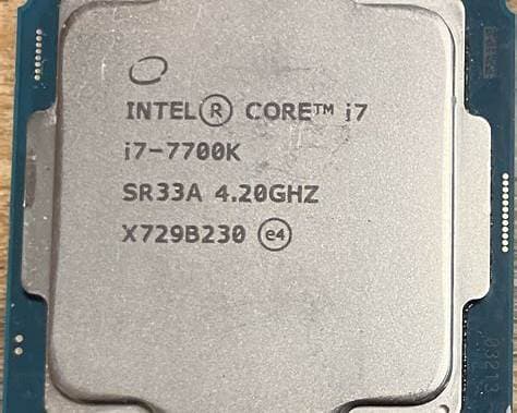 پردازنده Intel Core i7-7700K استوک