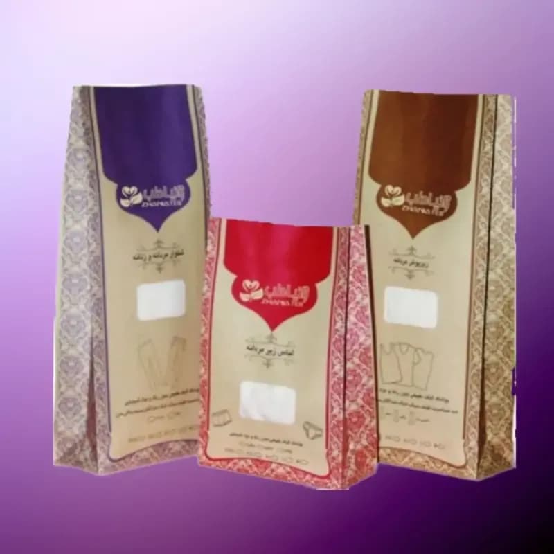 پک 4 عددی شورت پادار مردانه نخی سایز M کرم روشن ژانیاطب — تصویر ۲