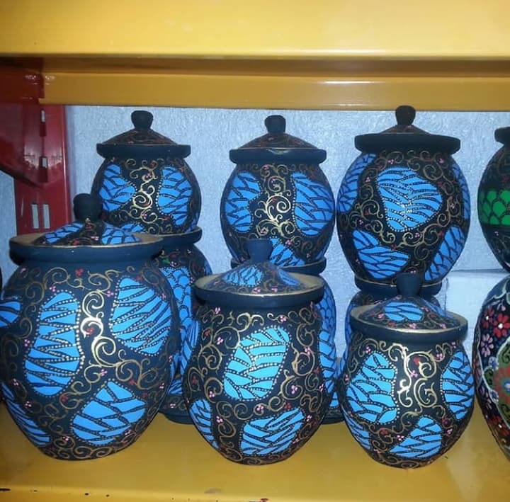 ست جاادویه سفالی 3 عددی کد 10858