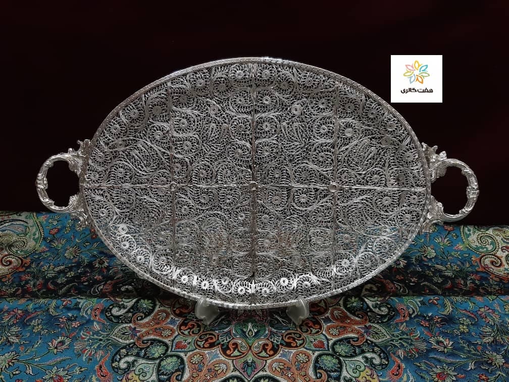 سینی بیضی ملیله کد 10789
