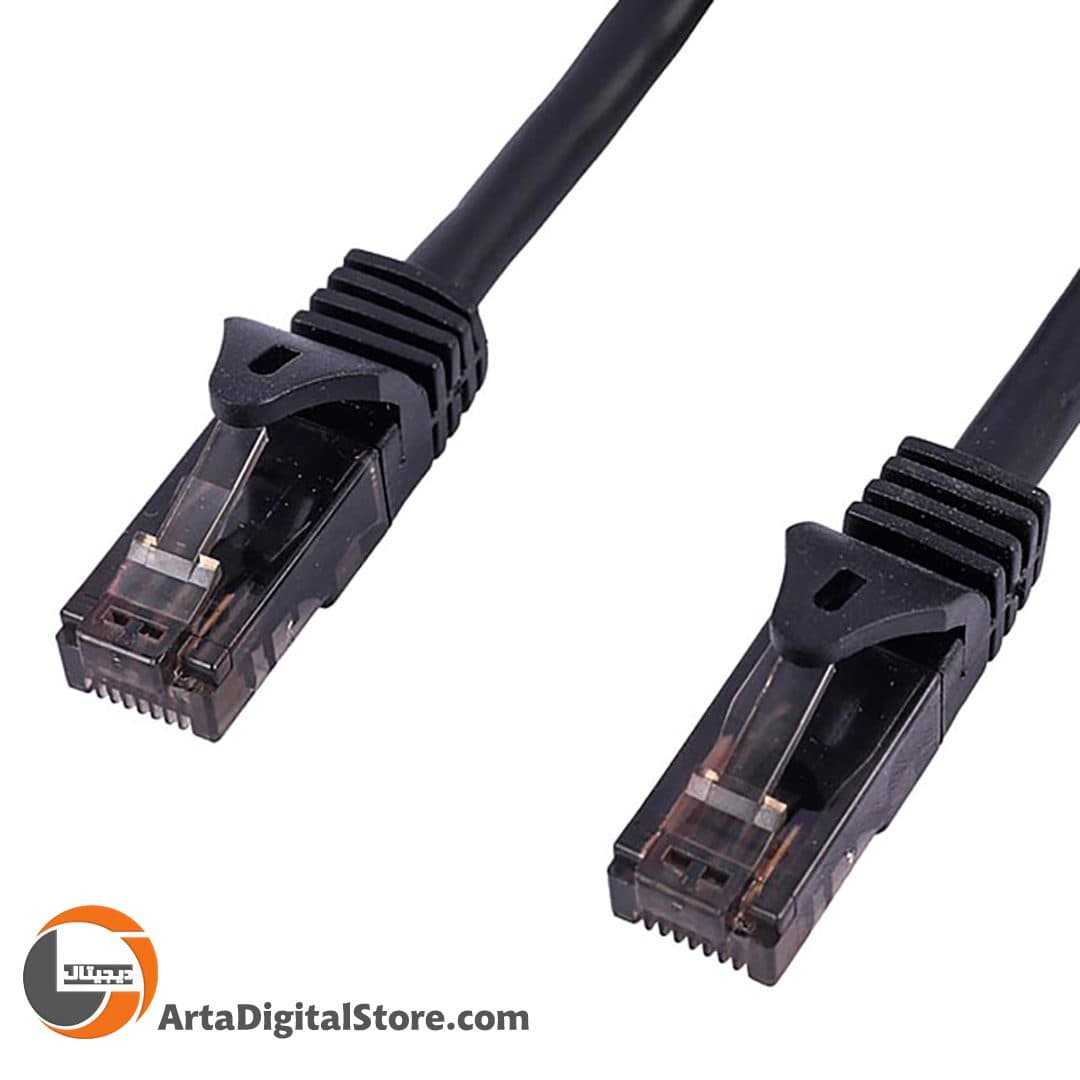 کابل شبکه Belden Cat6 Black طول 5m — تصویر ۲