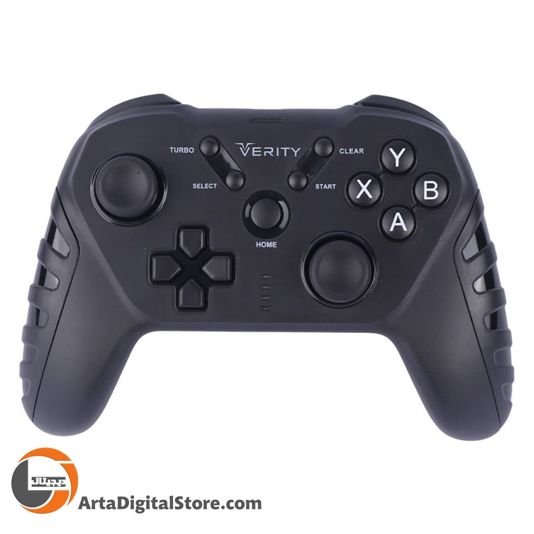 دسته بازی بی سیم وریتی Verity V-J4312W Wireless Gamepad Black PC & Android — تصویر ۲