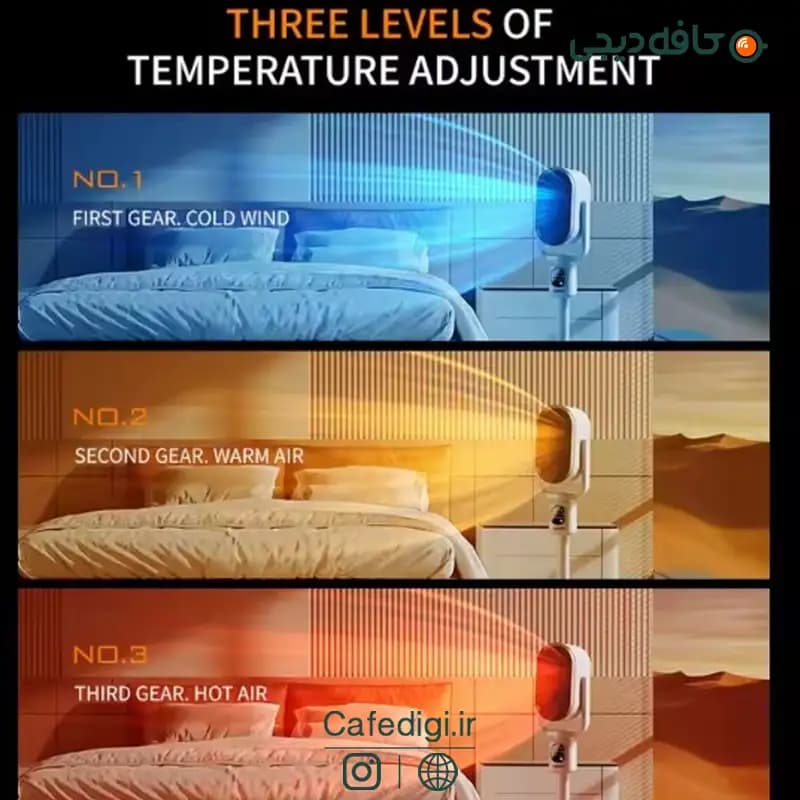 بخاری برقی DGS-N6 Heater — تصویر ۳