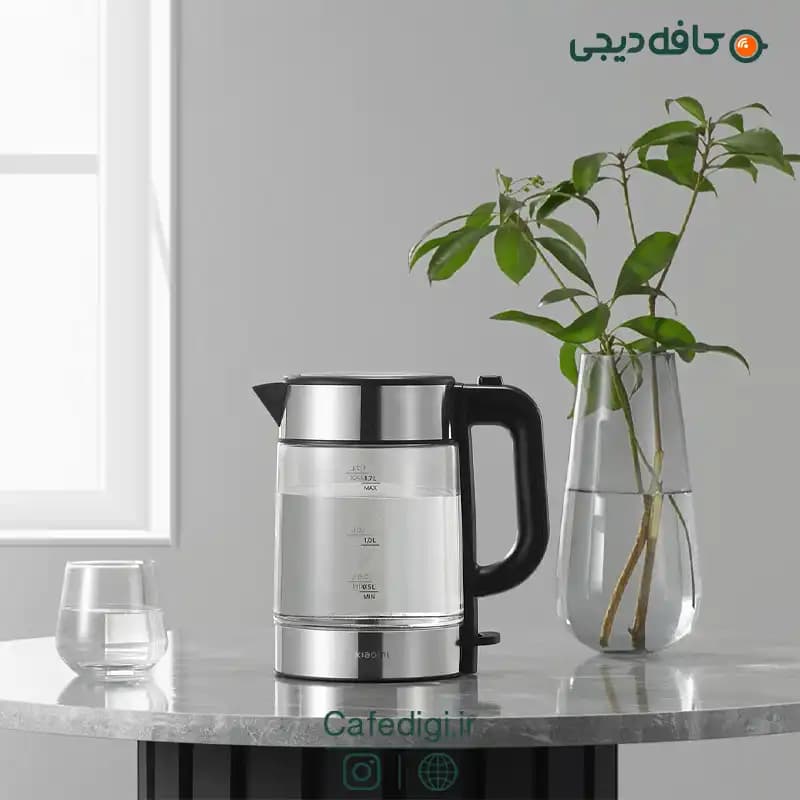 کتری برقی شیشه ای شیائومی Xiaomi Electric Glass Kettle — تصویر ۵