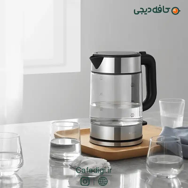 کتری برقی شیشه ای شیائومی Xiaomi Electric Glass Kettle — تصویر ۶