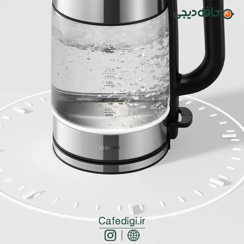 کتری برقی شیشه ای شیائومی Xiaomi Electric Glass Kettle — تصویر ۸