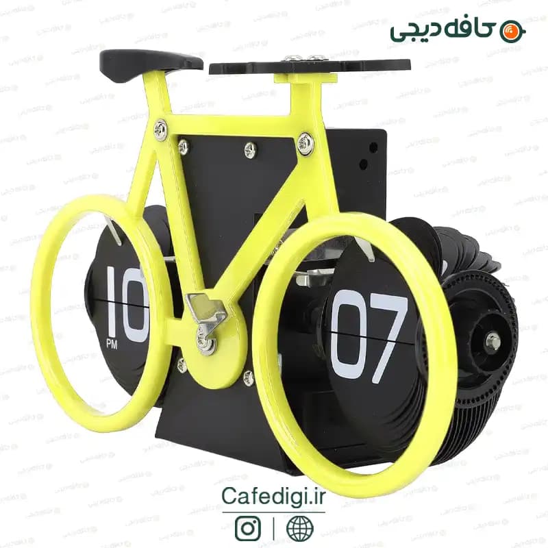 ساعت رومیزی ورقه ای طرح دوچرخه Bicycle Flip Clock — تصویر ۷
