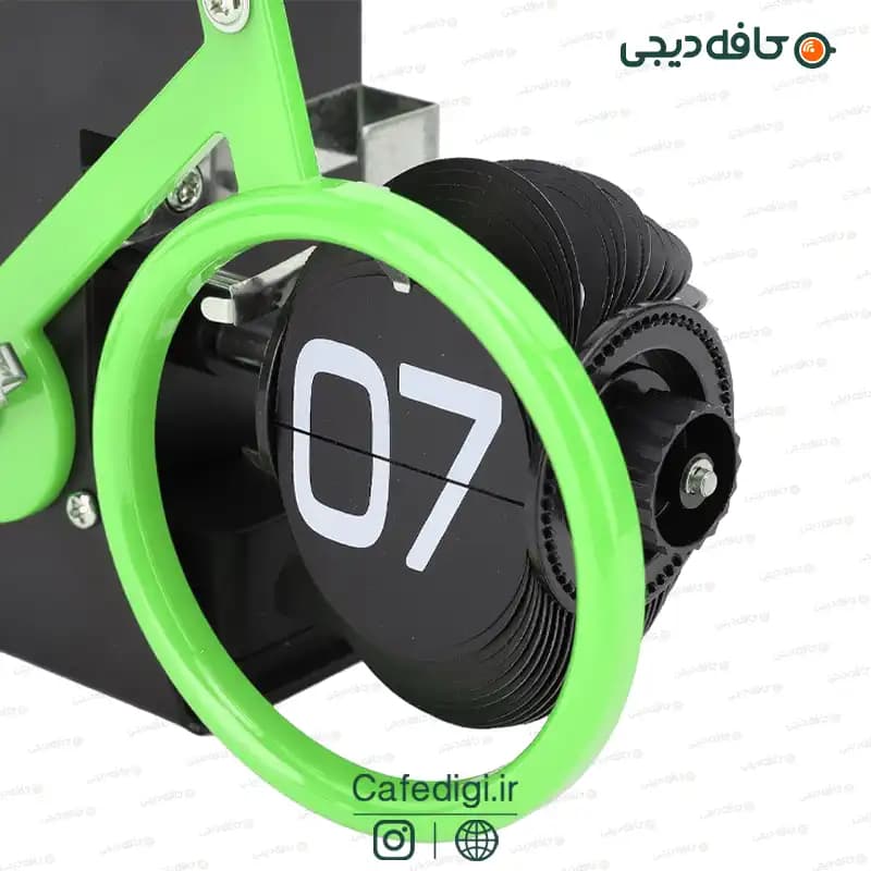 ساعت رومیزی ورقه ای طرح دوچرخه Bicycle Flip Clock — تصویر ۴