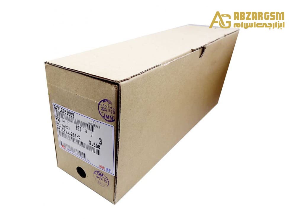 مقاومت متال اکسید 180 اهم 1W کره ای مارک SMART سری RSD بسته 50 تایی — تصویر ۲