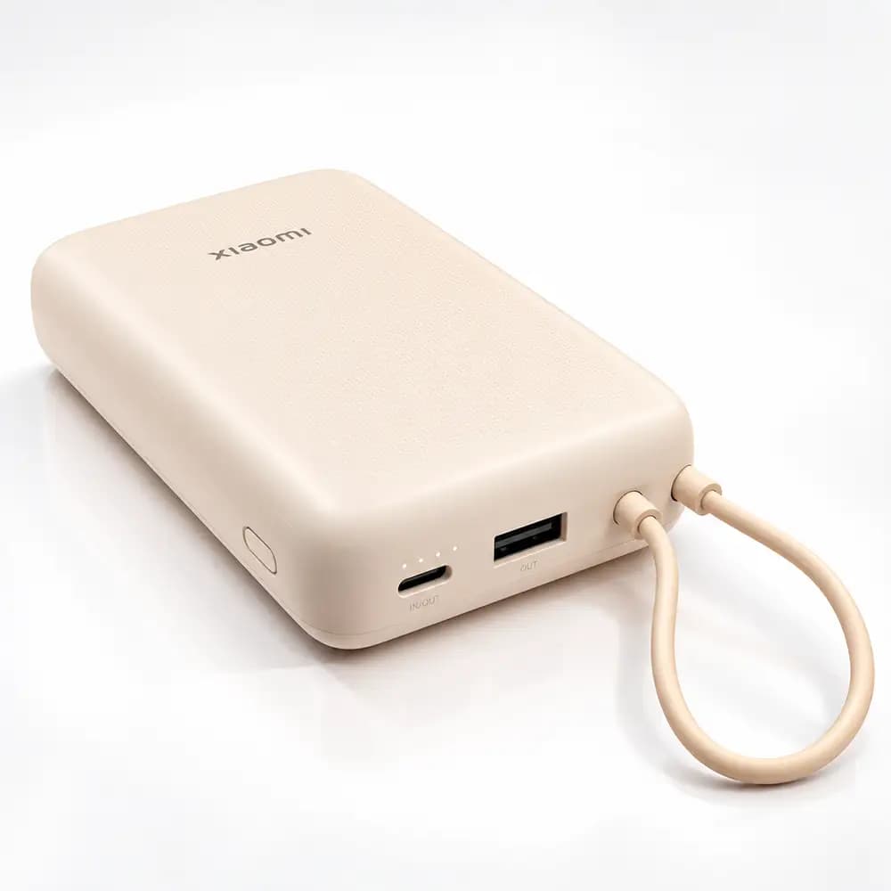 پاوربانک شیائومی Xiaomi مدل 33W ظرفیت 20000mAh با کابل داخلی — تصویر ۸