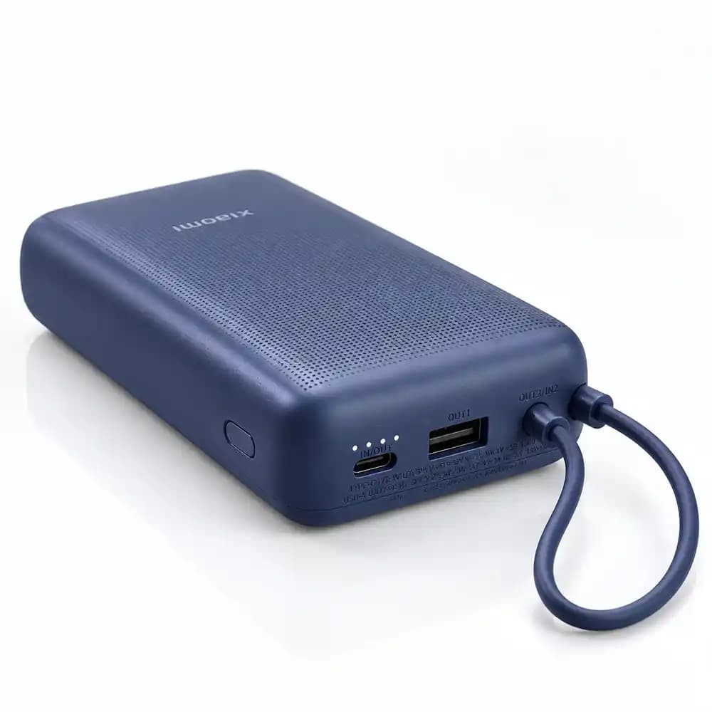پاوربانک شیائومی Xiaomi مدل 33W ظرفیت 20000mAh با کابل داخلی — تصویر ۲