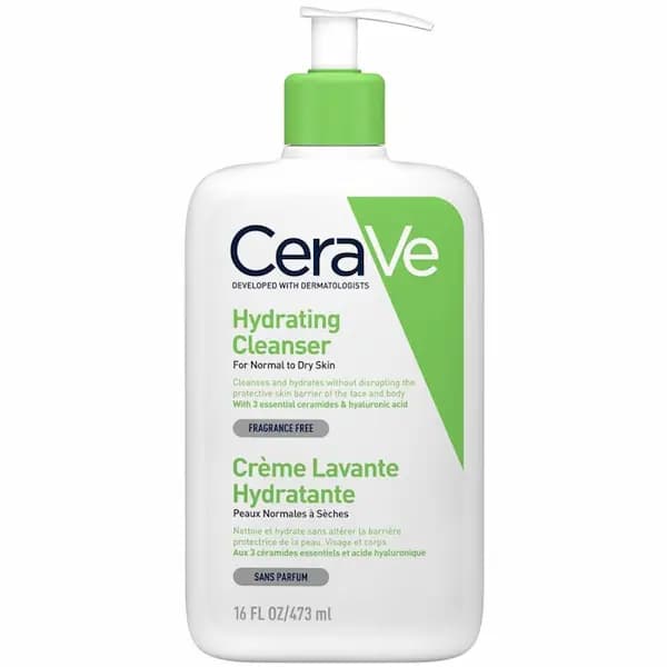 ژل شستشو سراوی مخصوص پوست نرمال و خشک 473 میل | Cerave Hydrating Cleanser