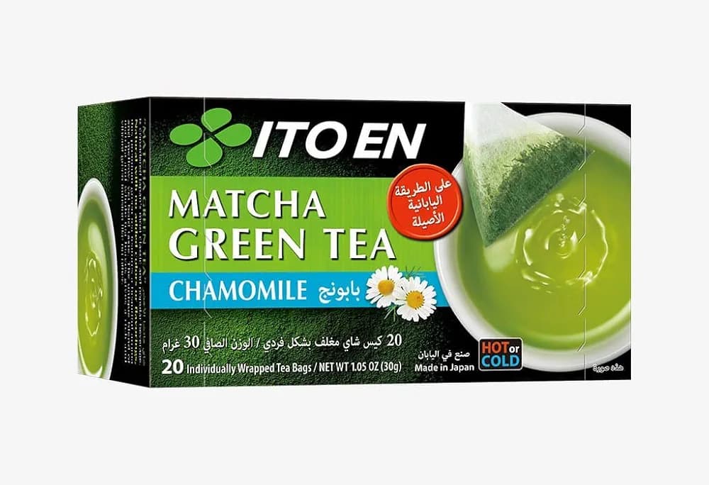 چای سبز ماچا و بابونه ایتو اِن (ItoEn Matcha Green Tea Chamomile) – بسته 20 عددی | ITOEN Matcha Green Tea Chamomile, 20 Count