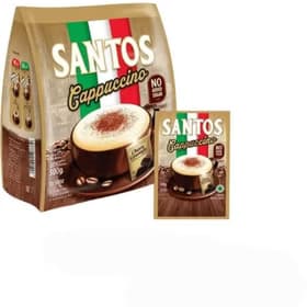 کاپوچینو سانتوس رژیمی اصلی اندونزی 20 ساشه | SANTOS Cappuccino No Added Sugare 500g 20 Sache