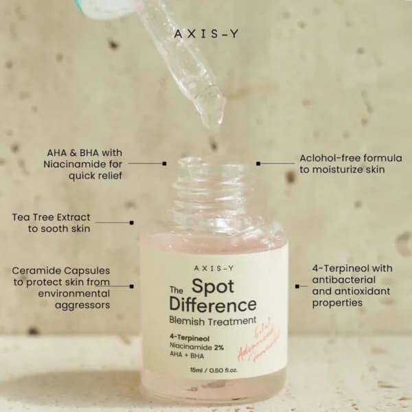 سرم ضد جوش و ضد لک اکسیس وای | AXIS-Y Spot The Difference Blemish Treatment 15 ml — تصویر ۳