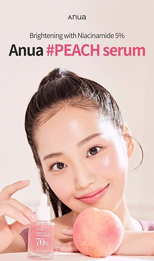 سرم روشن کننده نیاسینامید آنوا | Anua PEACH 70 NIACIN SERUM 30 ml — تصویر ۴