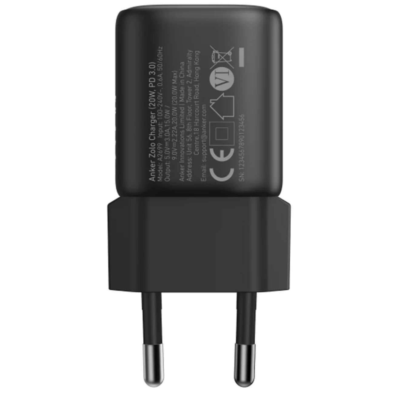 شارژر دیواری 20 وات انکر Anker مدل A2699L11/L21 — تصویر ۵