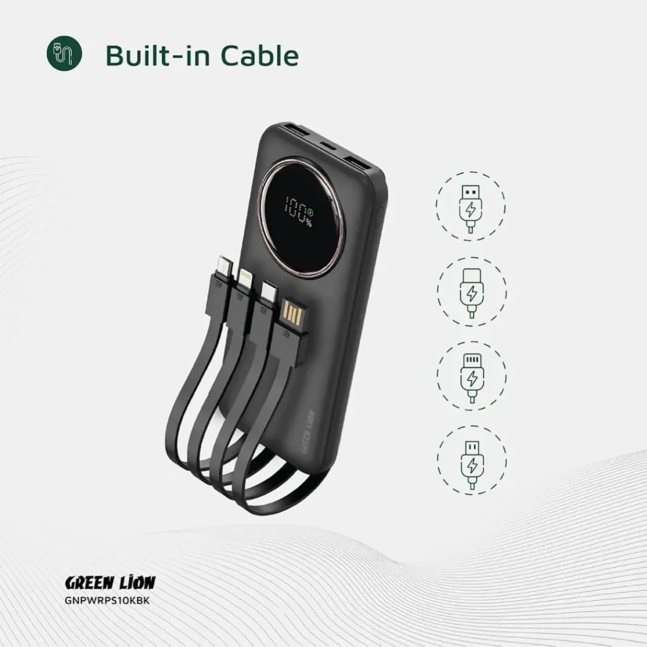 پاوربانک گرین لاین Green Lion مدل GL-PX11 ظرفیت 10000 توان 22.5 وات — تصویر ۴