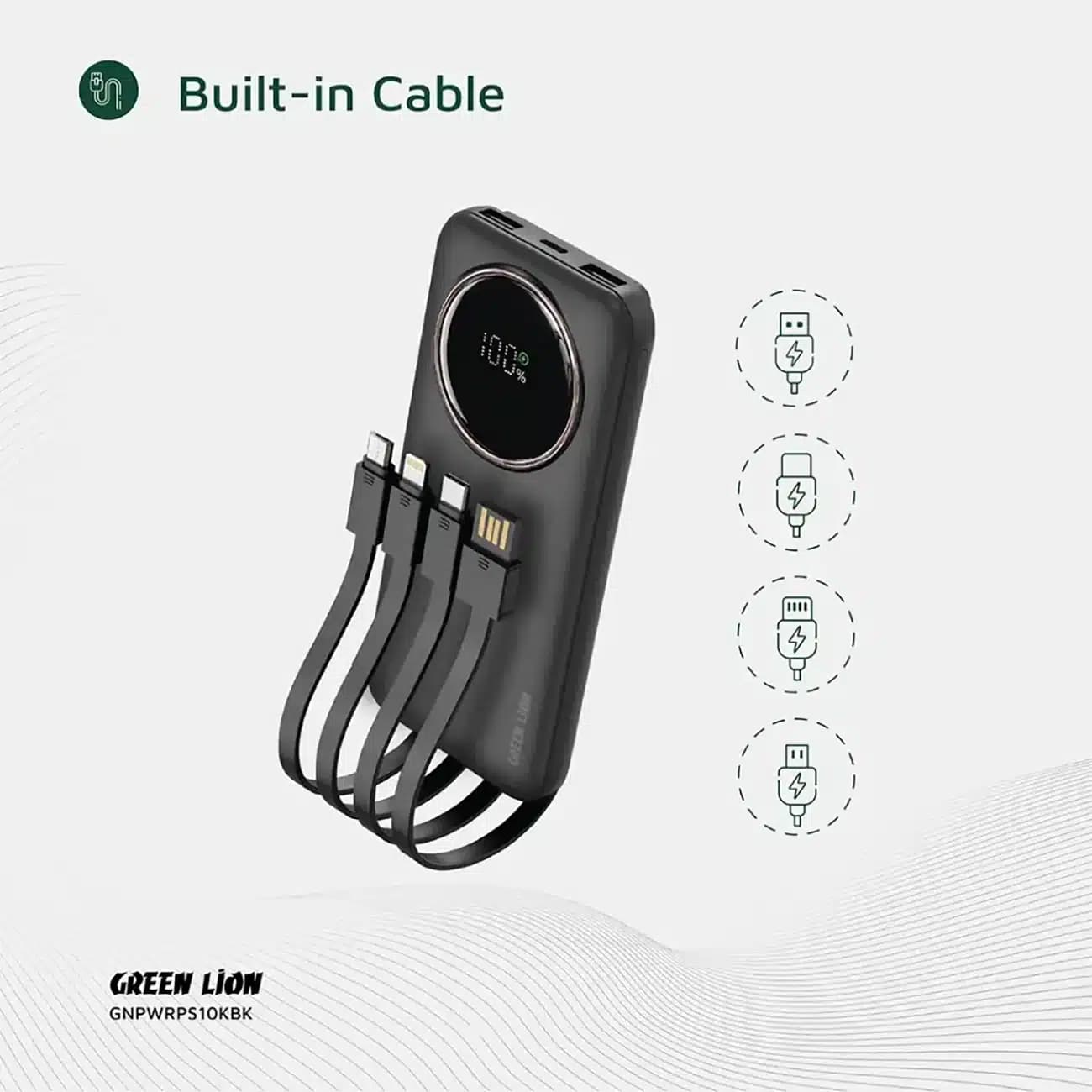 پاوربانک گرین لاین Green Lion مدل GL-PX11 ظرفیت 10000 توان 22.5 وات — تصویر ۱۲